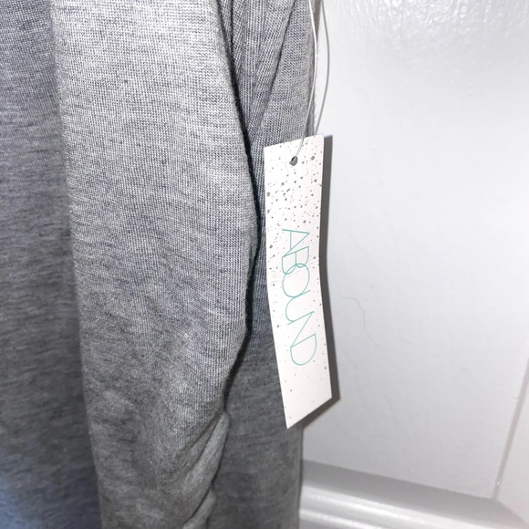 NWT Gray Ruched Tank Dress - Picture 6 of 6